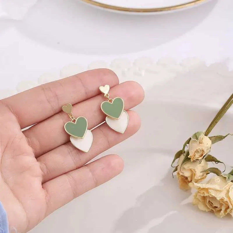 Verdora Triple Heart Earrings image 0