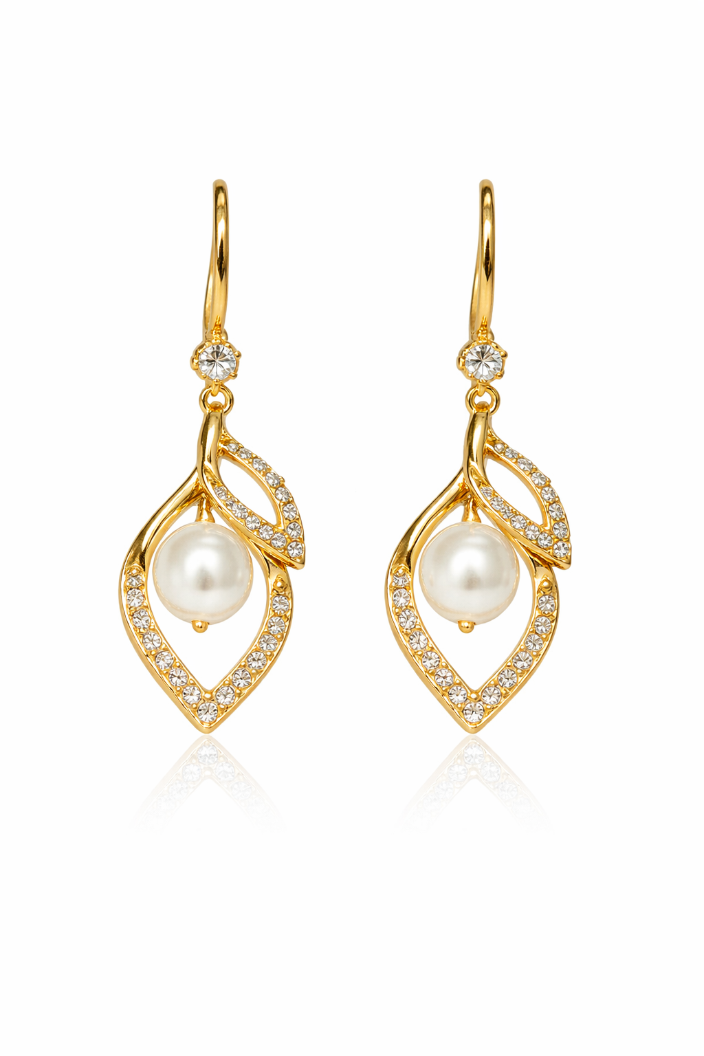 The Golden Oyster — Sterling Silver Earrings