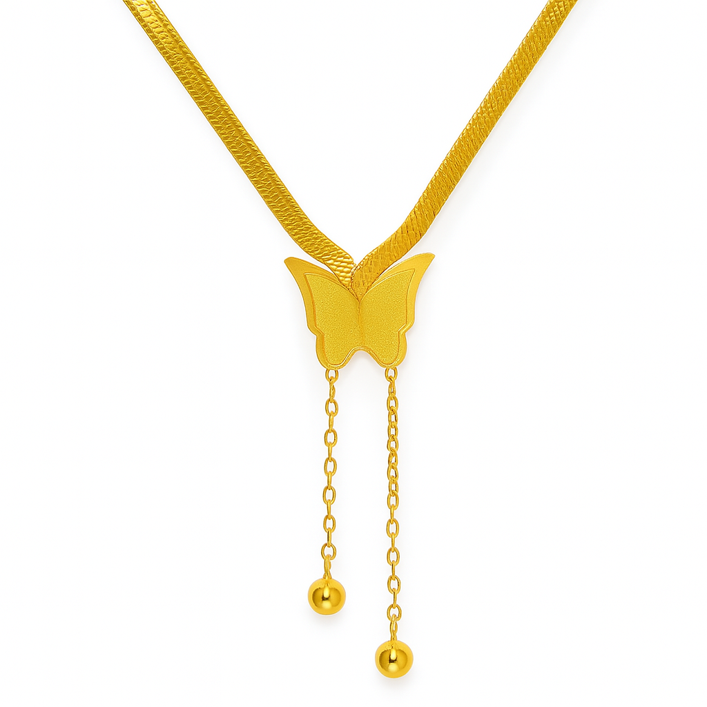 Butterfly Snake Chain Necklace