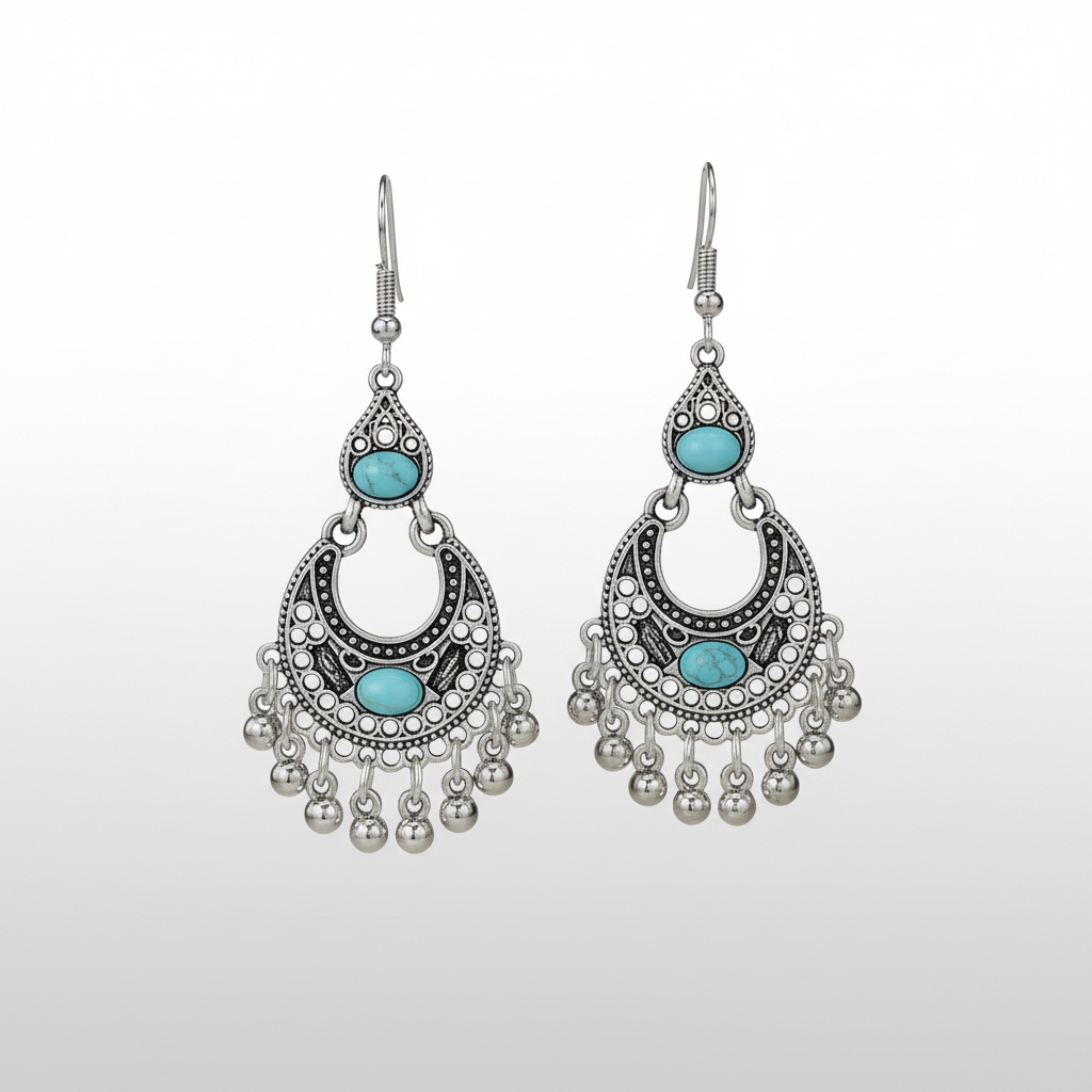 Retro Ethnic Bohemian Tassel Earrings – Scenic Statement Design