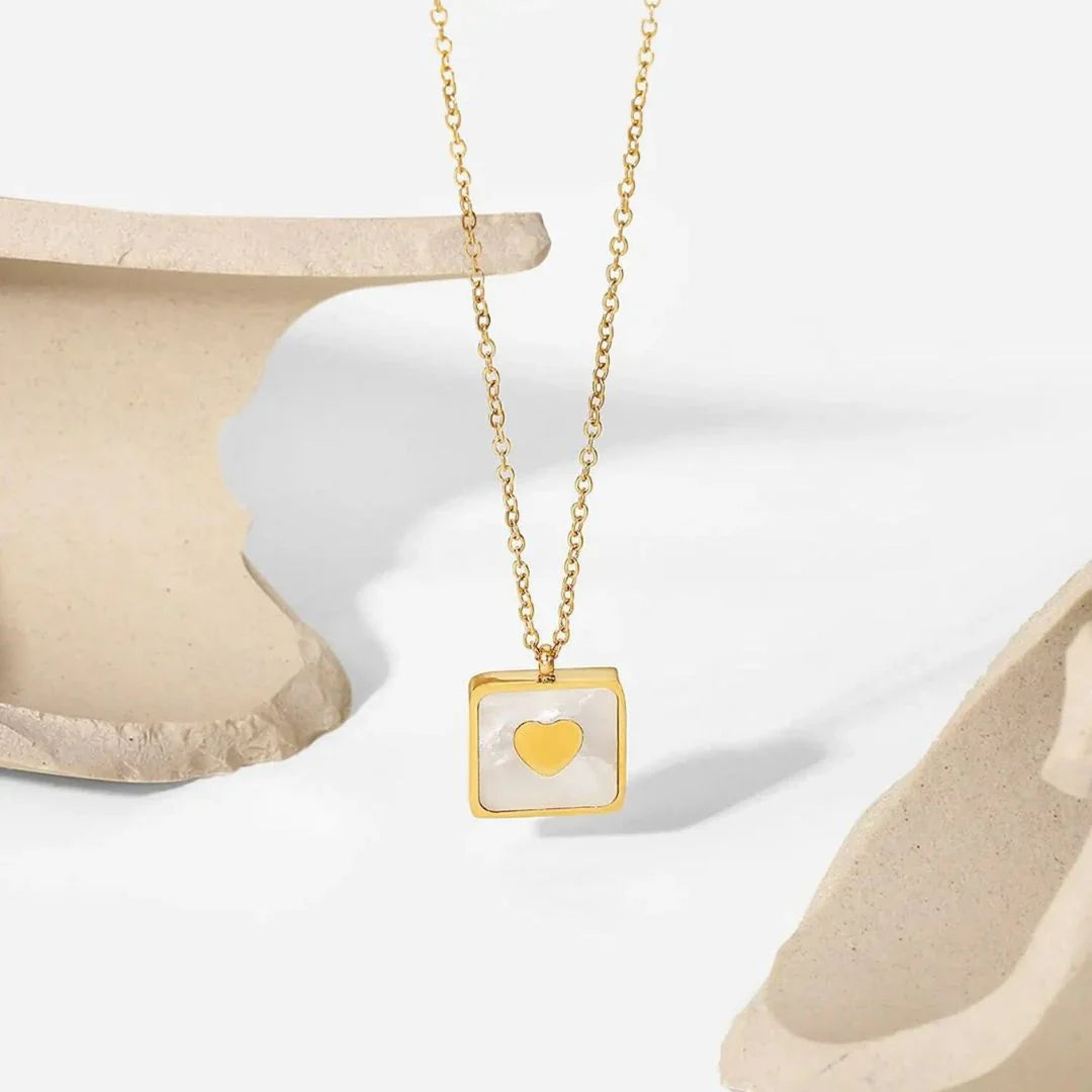 Eterna Square Heart Necklace image 2