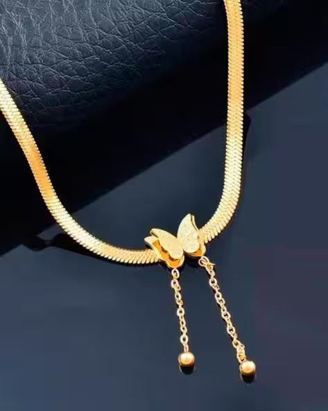 Butterfly Snake Chain Necklace