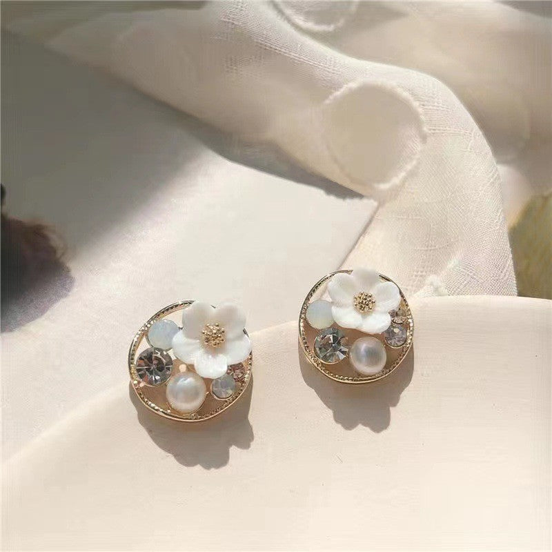 Blossom Floral Stud Earrings – Delicate Beauty, Timeless Charm image 4