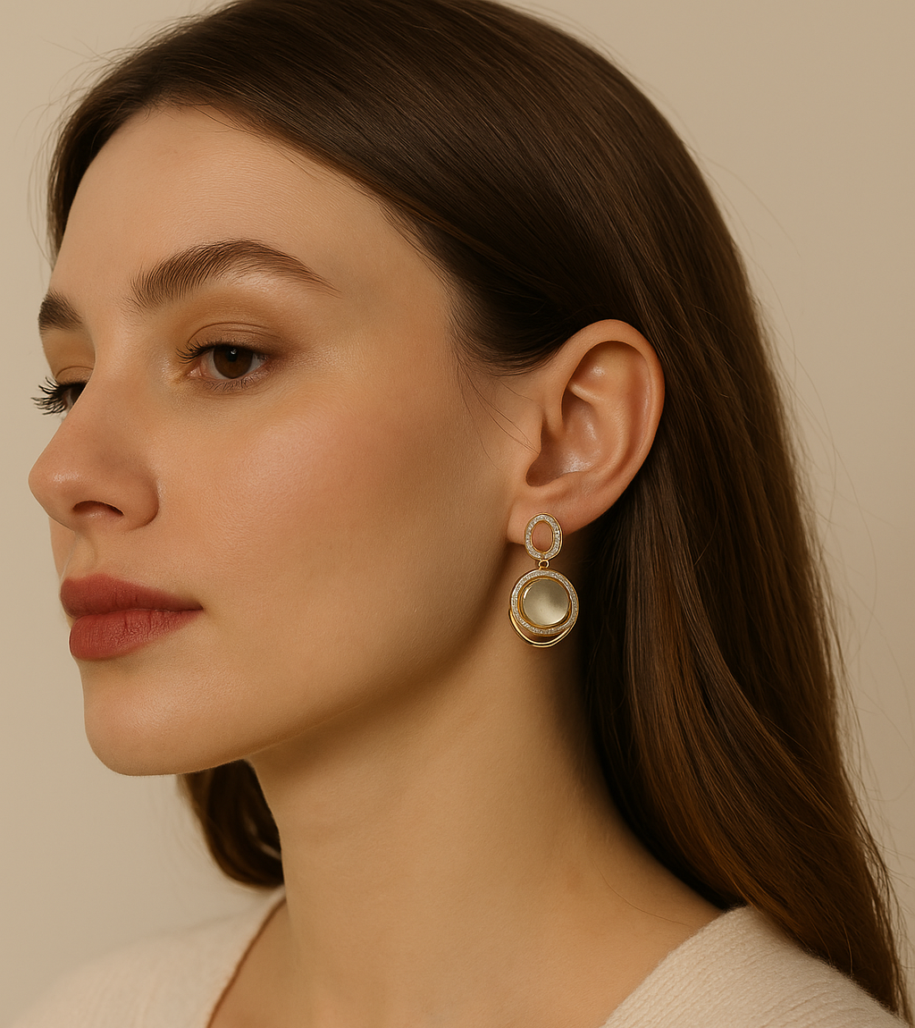 Moonstone Drop Earrings