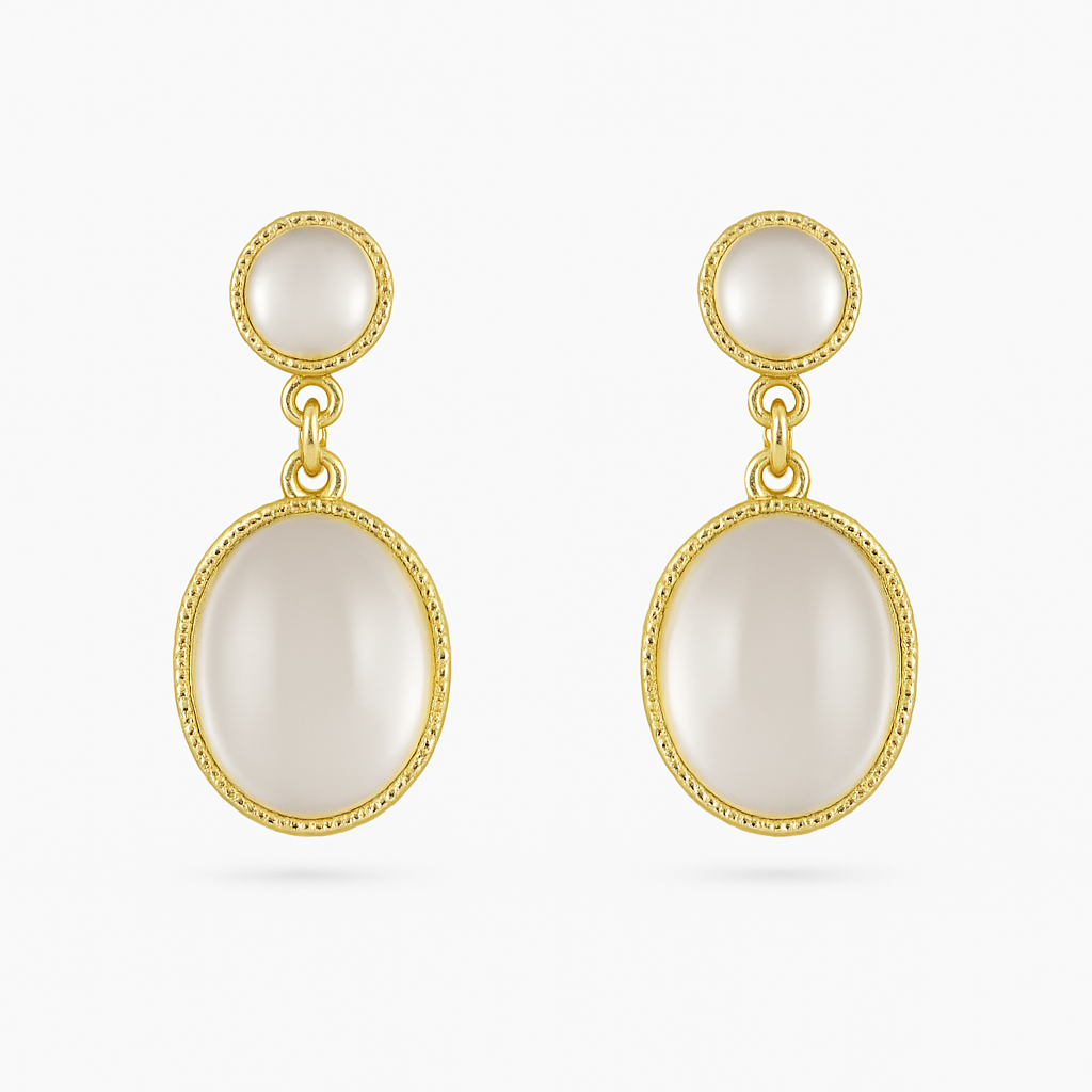 Opalia Oval Drop Earrings