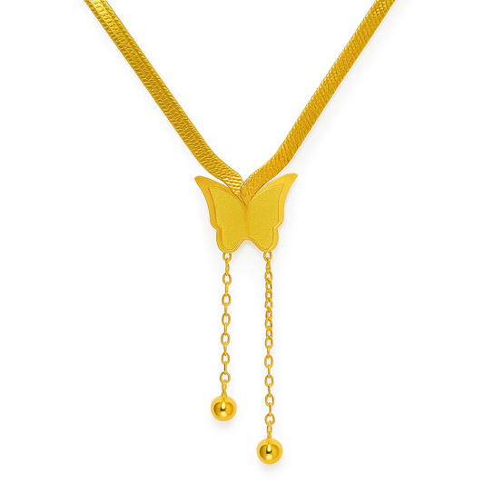 Butterfly Snake Chain Necklace