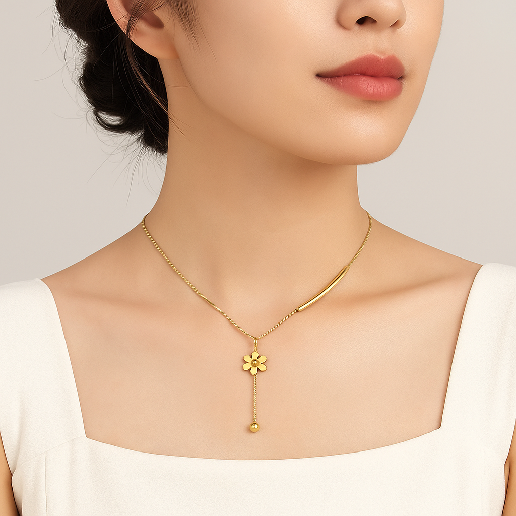 Flower Pendant Necklace