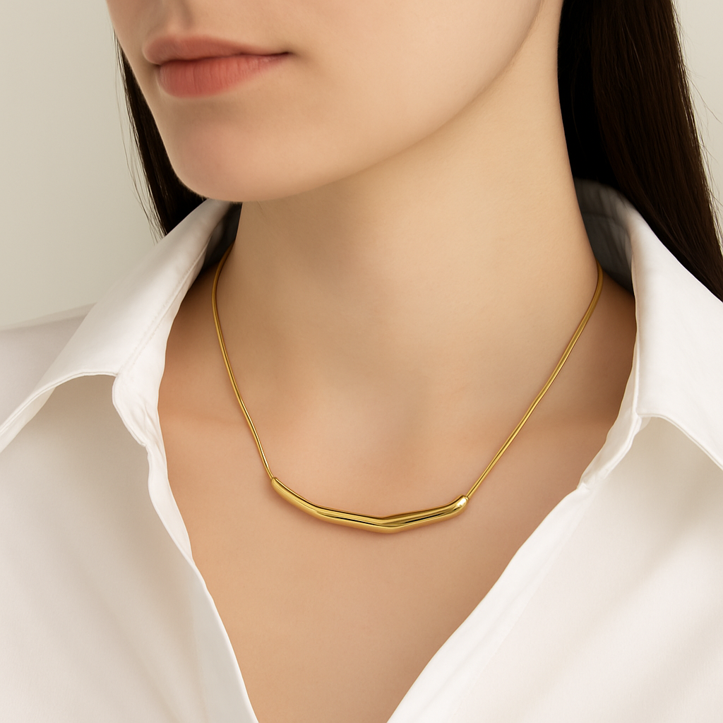 Irregular Bar Bamboo Pendant