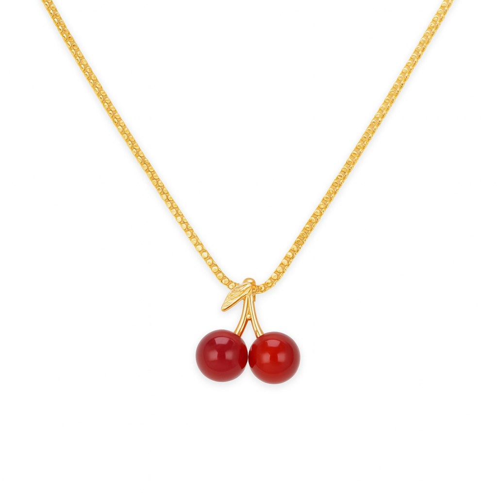 Cherry Pendant Necklace