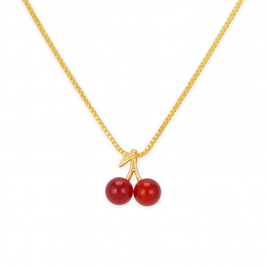 Cherry Pendant Necklace
