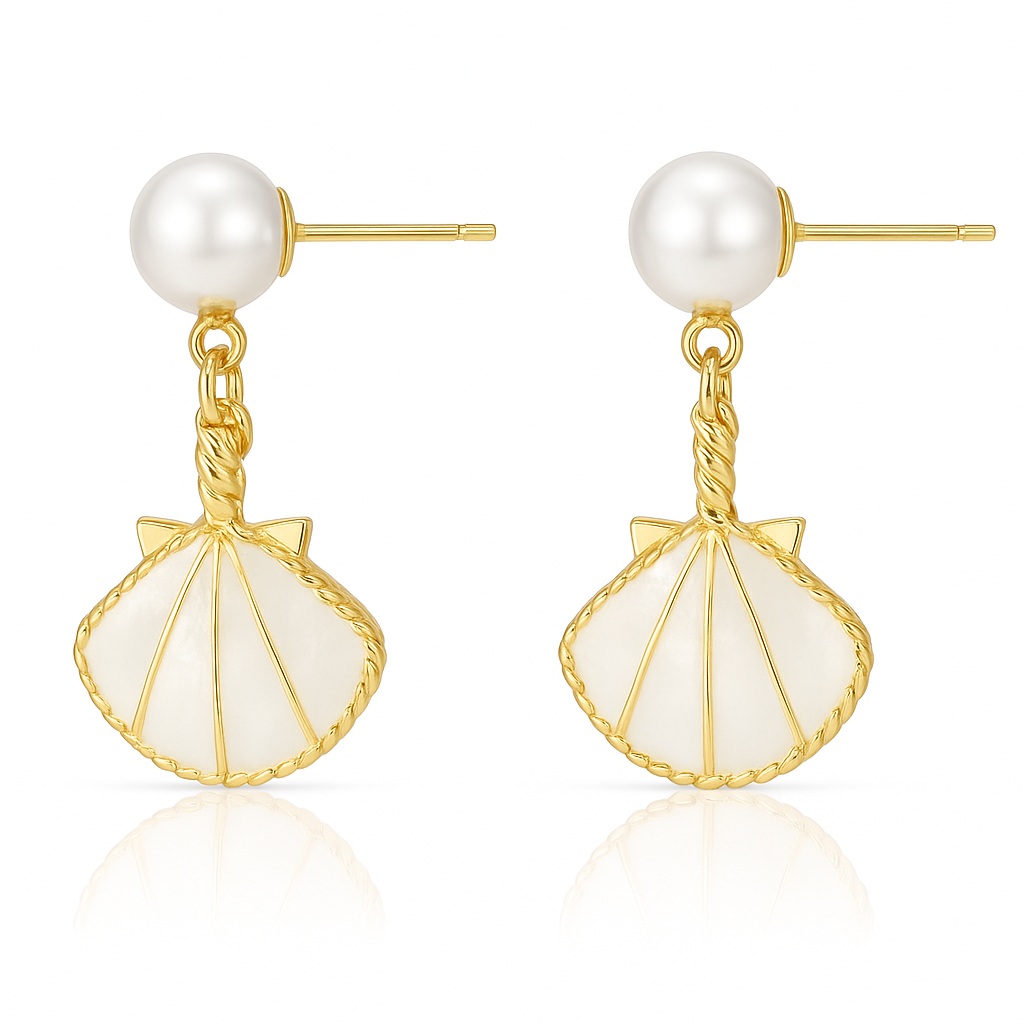 White Pearl & Sea Shell