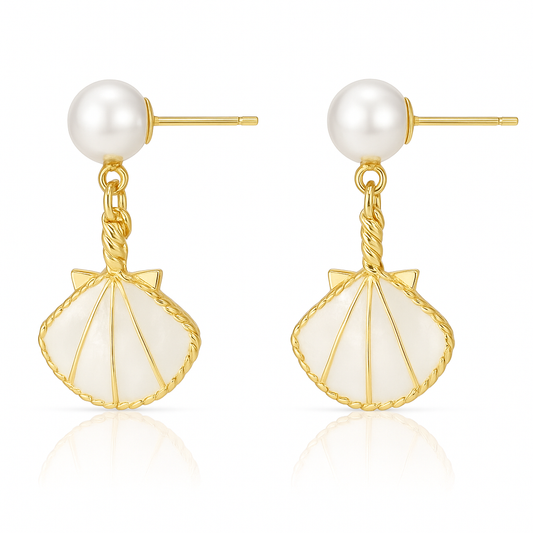 White Pearl & Sea Shell