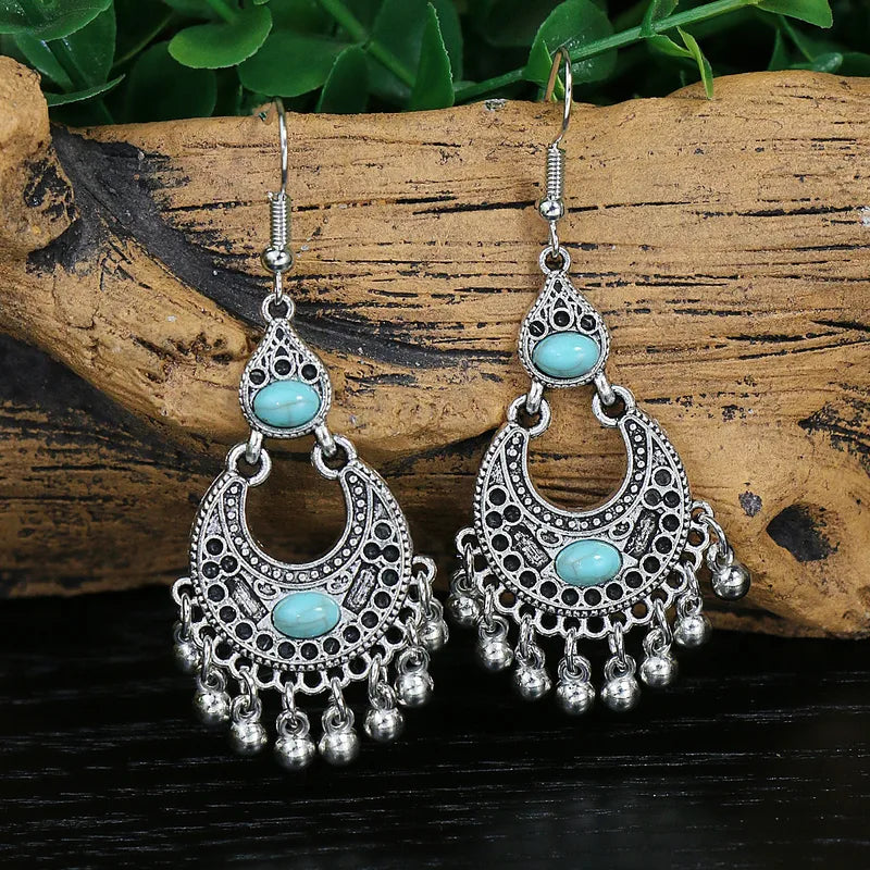 Retro Ethnic Bohemian Tassel Earrings – Scenic Statement Design