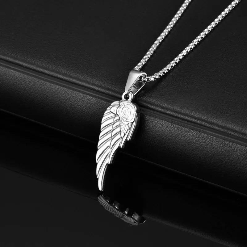 Sport Style Wing Pendant Necklace