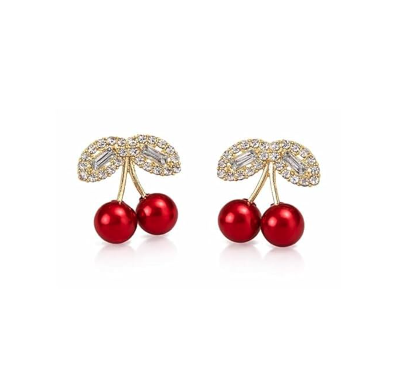 Korean Cherry Drop Earrings