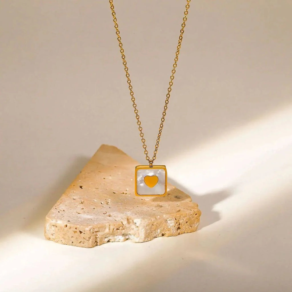 Eterna Square Heart Necklace image 0